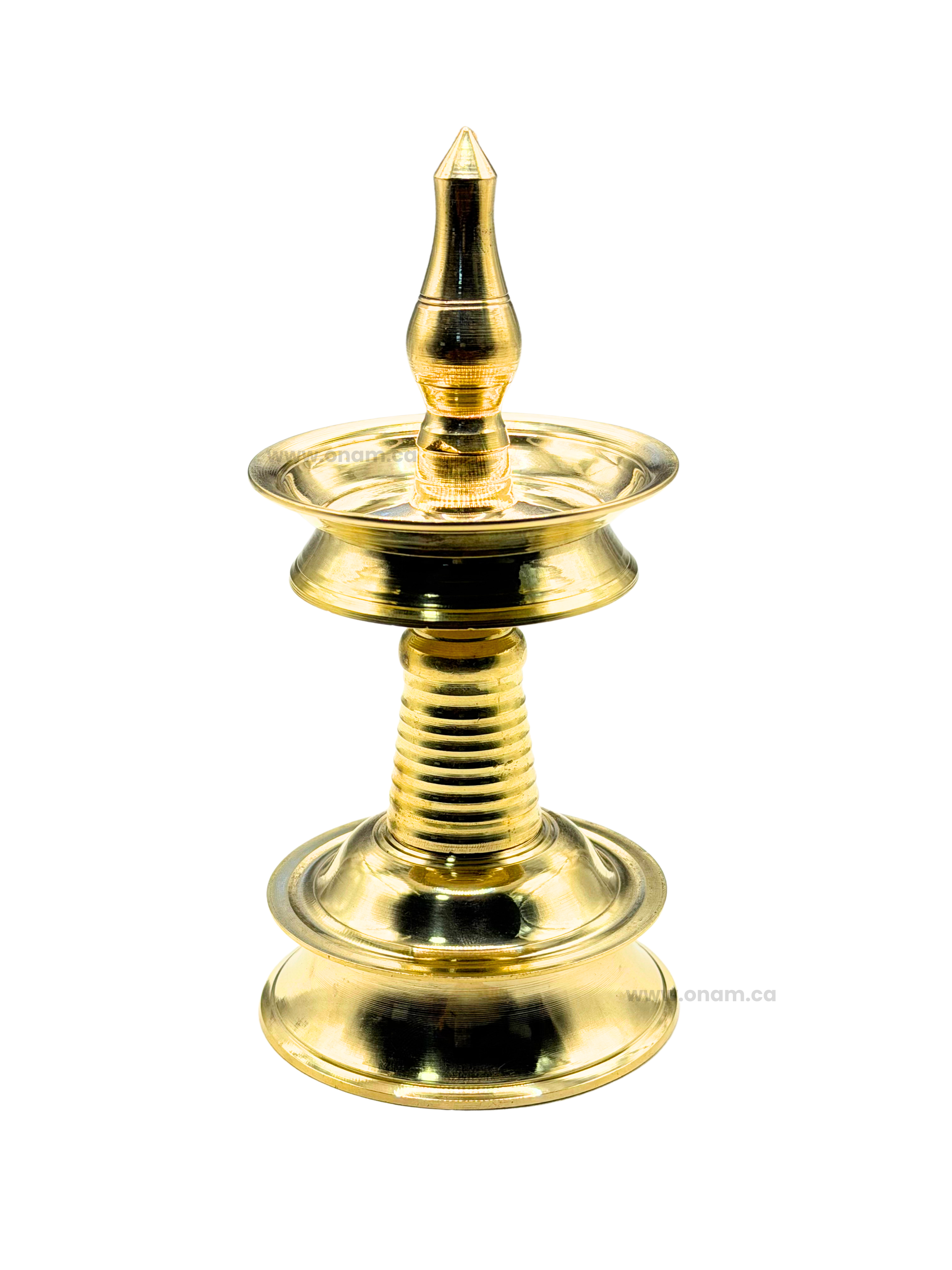 6 inch - Brass Lamp for Festivals, Rituals & Home Decor, Nilavilakku