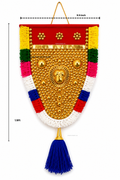 Handmade Kerala Nettipattam (Elephant Caparison) Wall Hanging | Traditional Kerala Home Décor